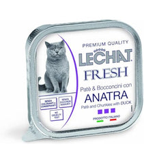 LECHAT FRESH ANATRA PATE AND CHUNKIES WITH DUCK 100GM