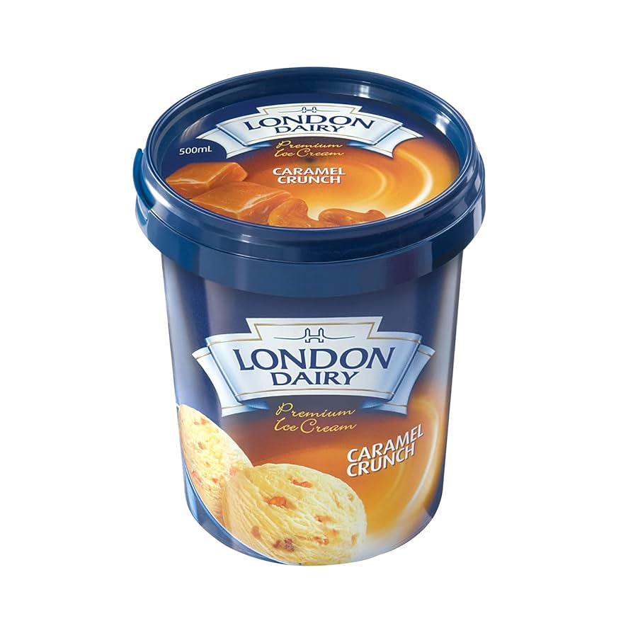 London Dairy Caramel Crunch Ice Cream 125ml