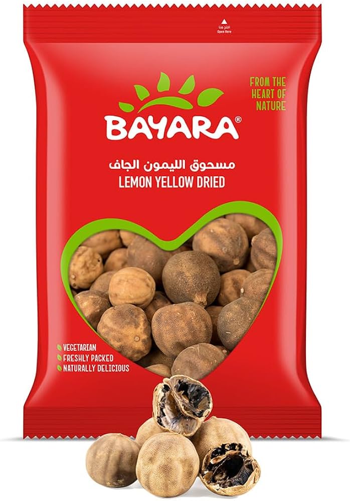 Bayara Whole Dried Yellow Lemons 100gm