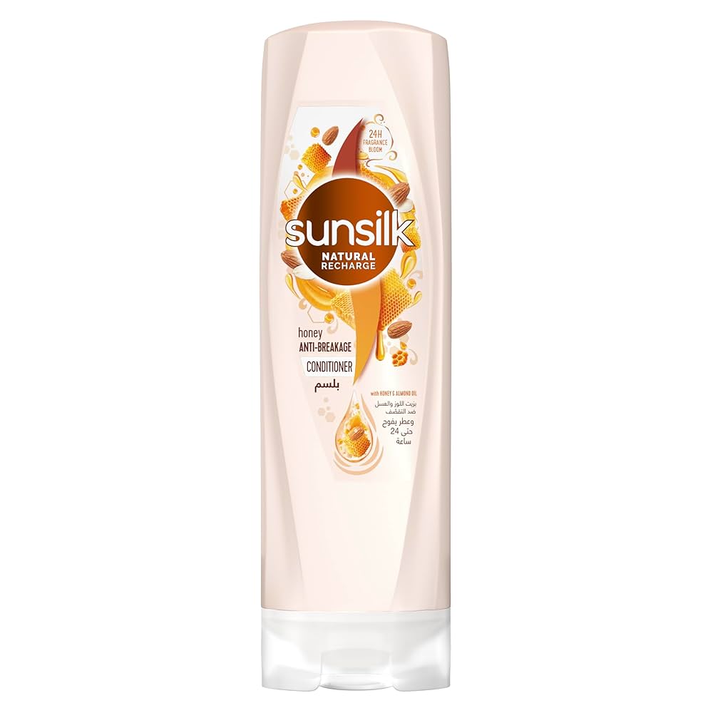 Sunsilk Natural Recharge Anti-Breakage Hair Conditioner With Honey & Almond Oil 350ml