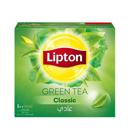 Lipton Classic Green Tea Bags 100 Per Pack