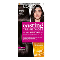 Loreal Casting Creme Gloss Hair Dye With Coconut Oil Hair Conditioner Black 100