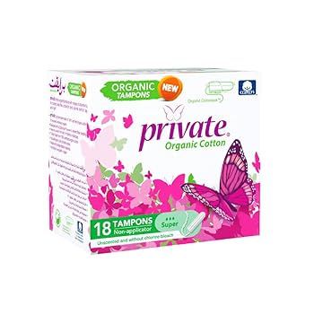 PRIVATE ORGANIC SUPERPLUS 18 TAMPONS
