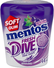 Mentos Fresh Dive Chewing Gum Grape Flavor