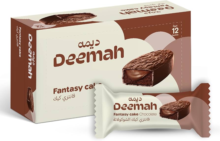 Deemah Fantasy Cake Filled with Chocolate 40 GM