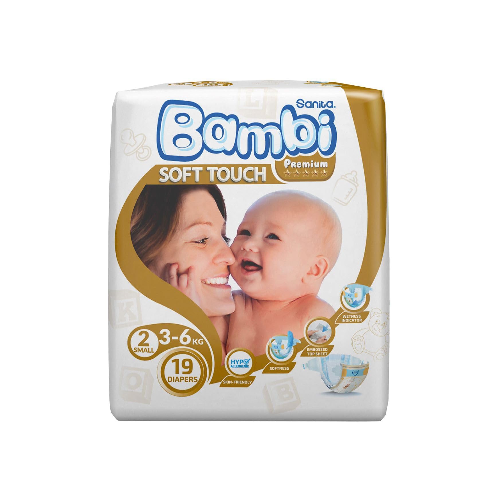 SANITA BAMBI 2 SMALL 19 DIAPPER