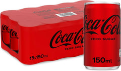 COCA COLA ZERO CAN 150ML 15 PCS OTR