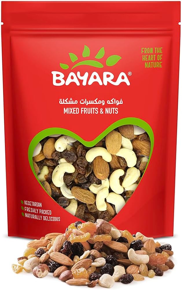 Bayara Mixed Dried Fruits&nuts 200gm