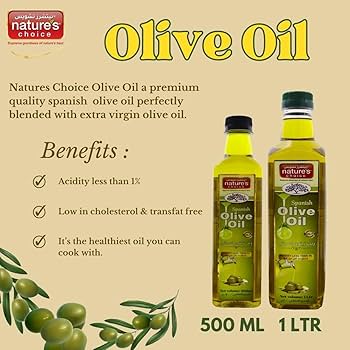 Natures Choice Spanish Extra Virgin Pomace Olive Oil 500ml