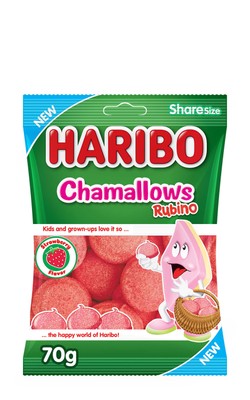 Haribo Chamallows Marshmallow Candy Strawberry Flavor 70g