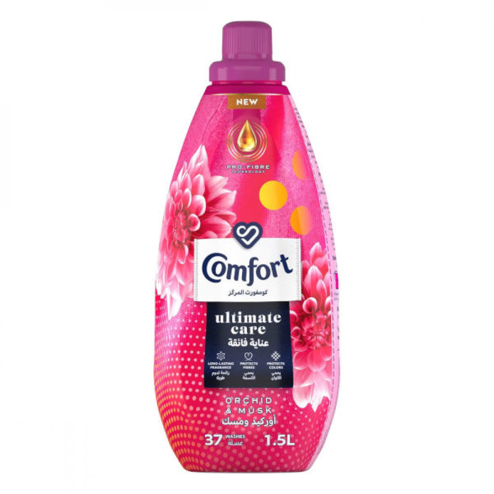 COMFORT ULTIMATE CARE FABRIC SOFTENER ORCHID & MUSK SCENT 1.5LTR