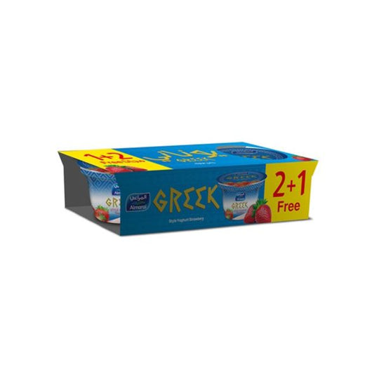 Almarai Greek Strawberry Yoghurt 2+1