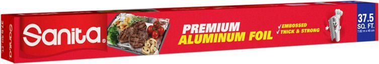 Sanita Aluminum Foil (7.62mx45cm) 37.5 SQUARE FEET