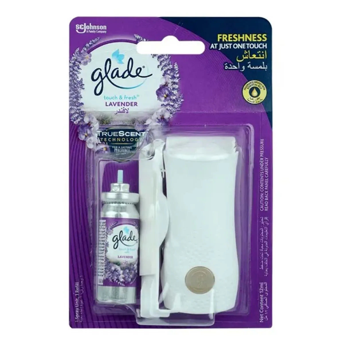 GLADE TOUCH & FRESH LAVENDER 12ML