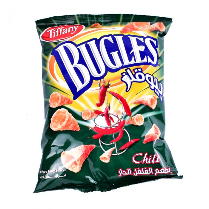 Tiffany Bugles Chili 145gm