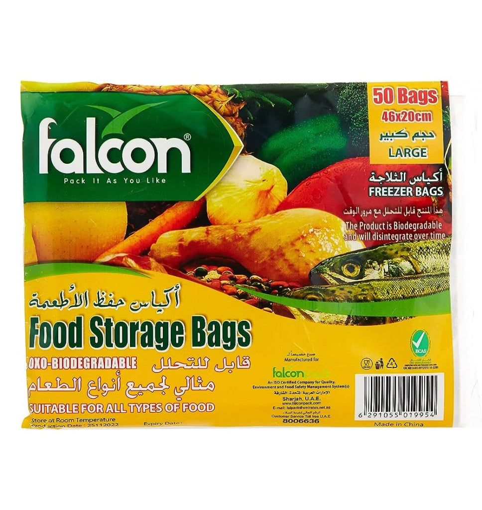 Falcon Food Storage Bags 46x20cm 50's
