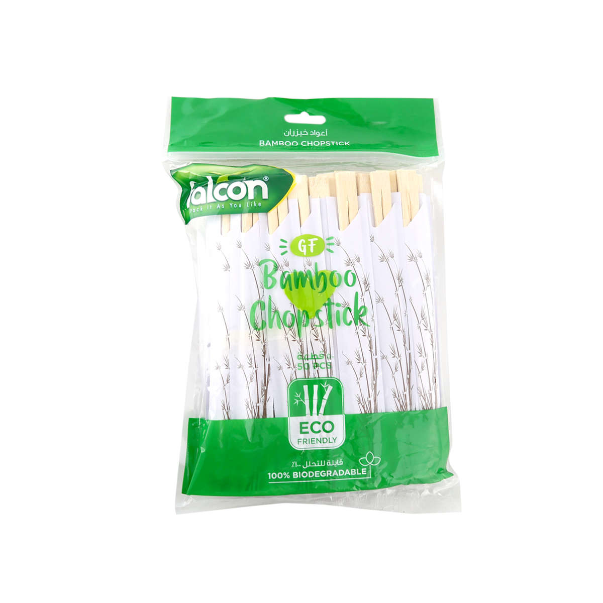 Falcon Bamboo Chop Stick 50pc