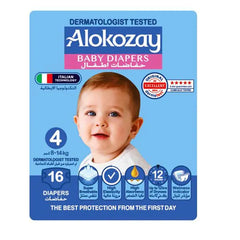 Alokozay Baby Diapers Size 4 (8-14kg) 16's