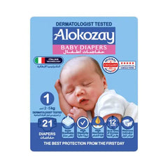 Alokozay Baby Diapers Size 1 (2-5kg) 21's