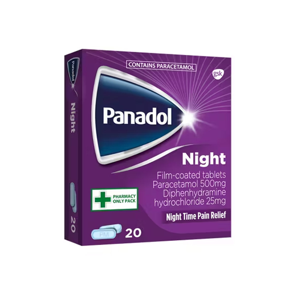 Panadol Night Caplets 24 CABLETS