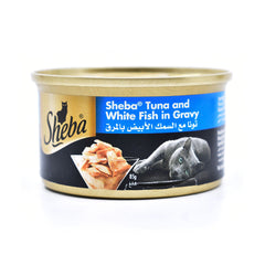 SHEBA TUNA&WHITE FISH 85GM