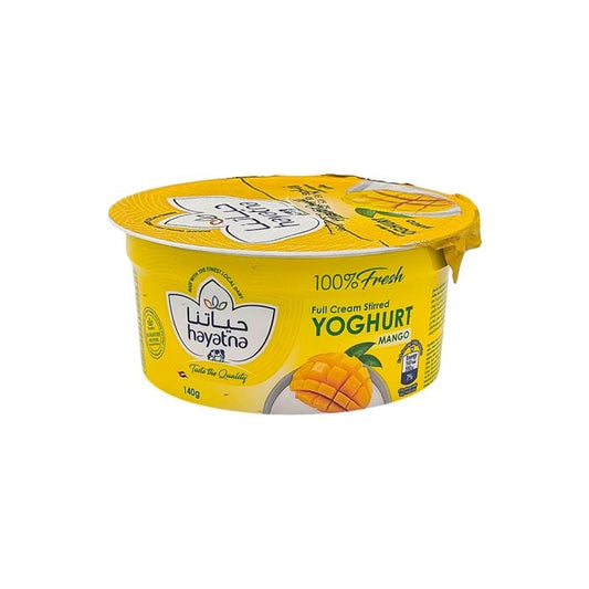 Hayatna Stirred Mango Yoghurt 140gm