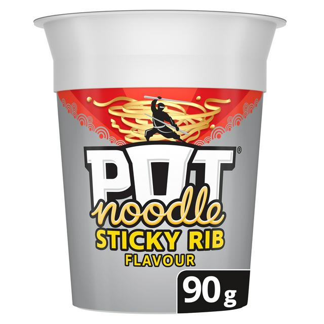 POT NOODLES STICKY RIB 90GM
