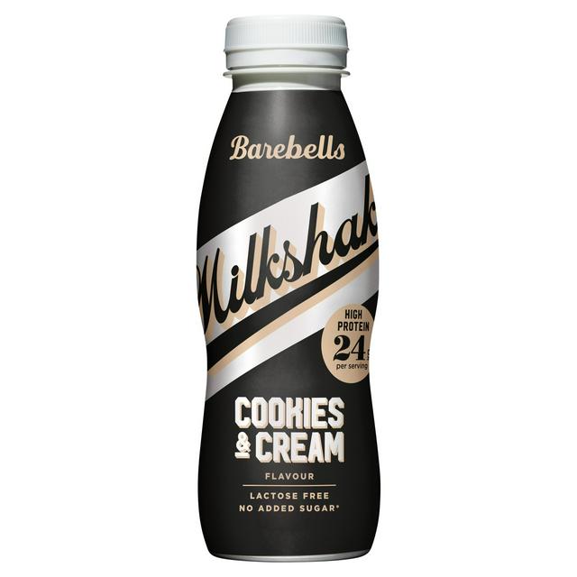 Barebells 24g Protein Milkshake Cookies & Cream Flavor - lactose free, no added sugar 330ML