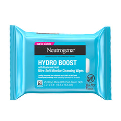 Neutrogena Hydro Boost Facial Cleansing Wipes With Hyaluronic A