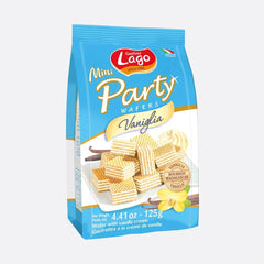 Lago Mini Party Wafer Vanilla 125gm