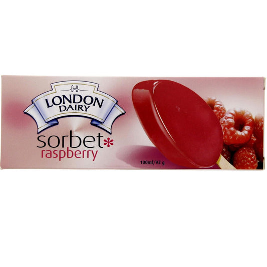London Dairy Sorbets R/berry 100ml