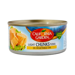 California Garden Light Chunks Tuna In Sunflower Oil With Brine 170g