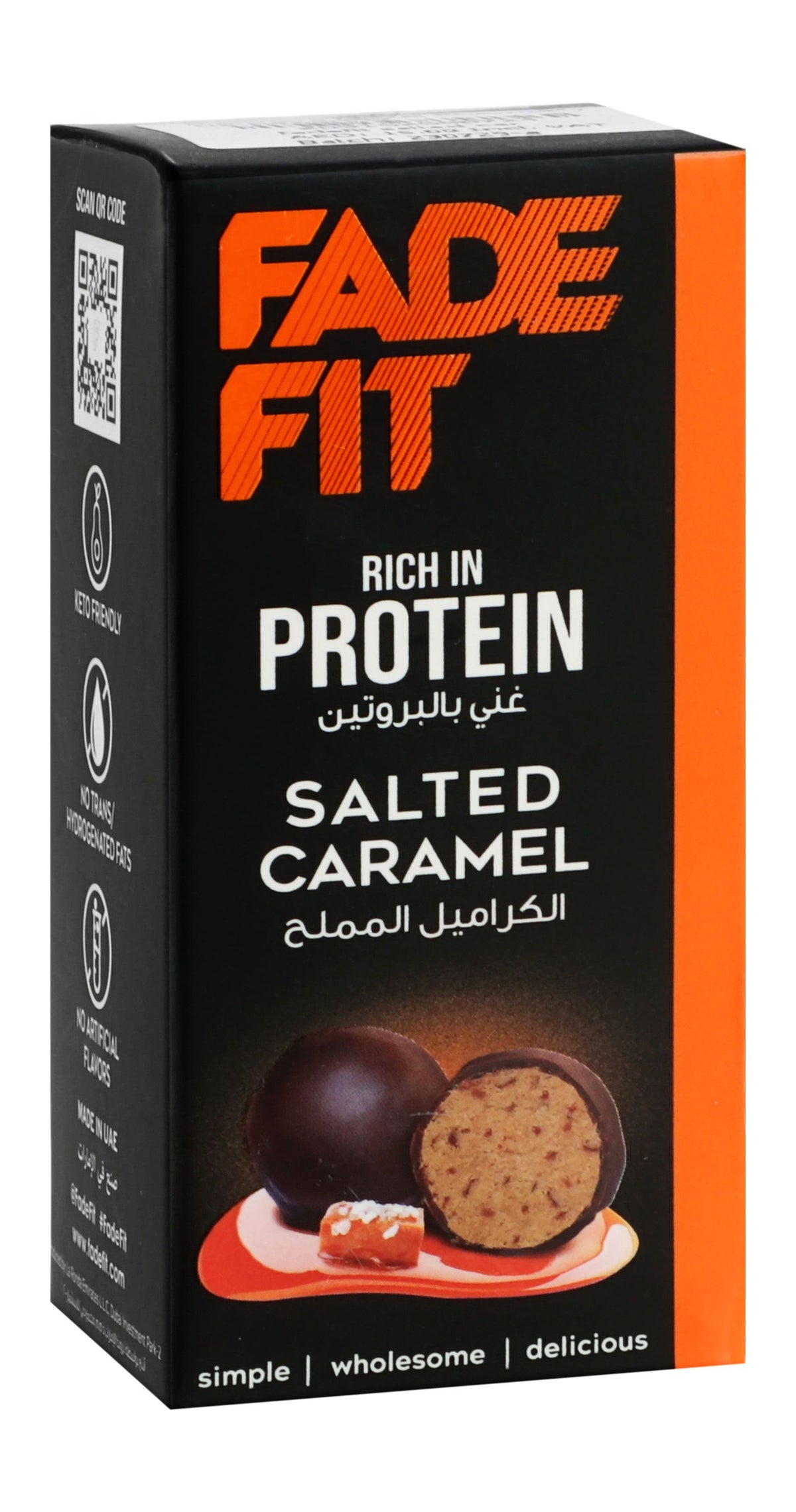 Fade Fit Salted Caramel Protein Balls (2 Pieces) 30gm