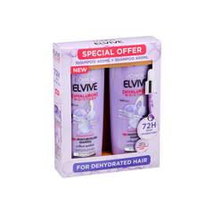 Loreal Elvive 72H Moisturizing Shampoos With Hyaluronic Acid For Dehydrated & Dry Hair (Special Offer)2X400gm