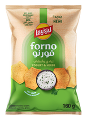 Lay's Forno Yoghurt & Herbs Baked Potato Chips, 160g