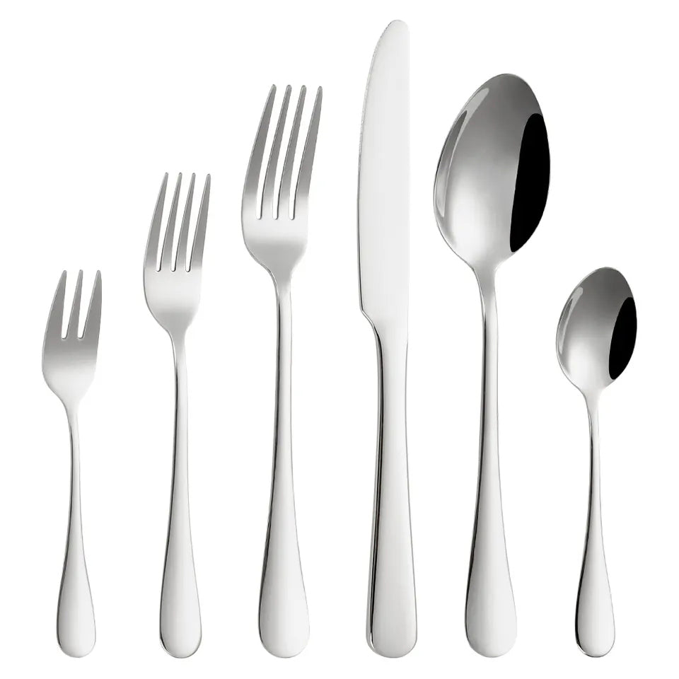 STEEL SPOON/FORK 6PCS