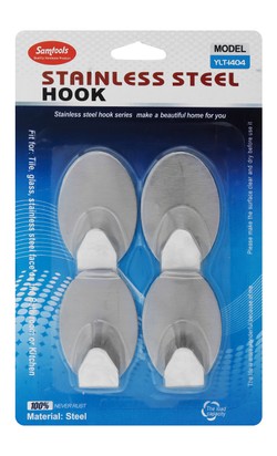 Samtools Stainless Steel Hook 4pc