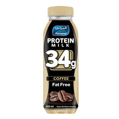 ALMARAI PROTEIN MILK COFFEE FAT FREE 400ML
