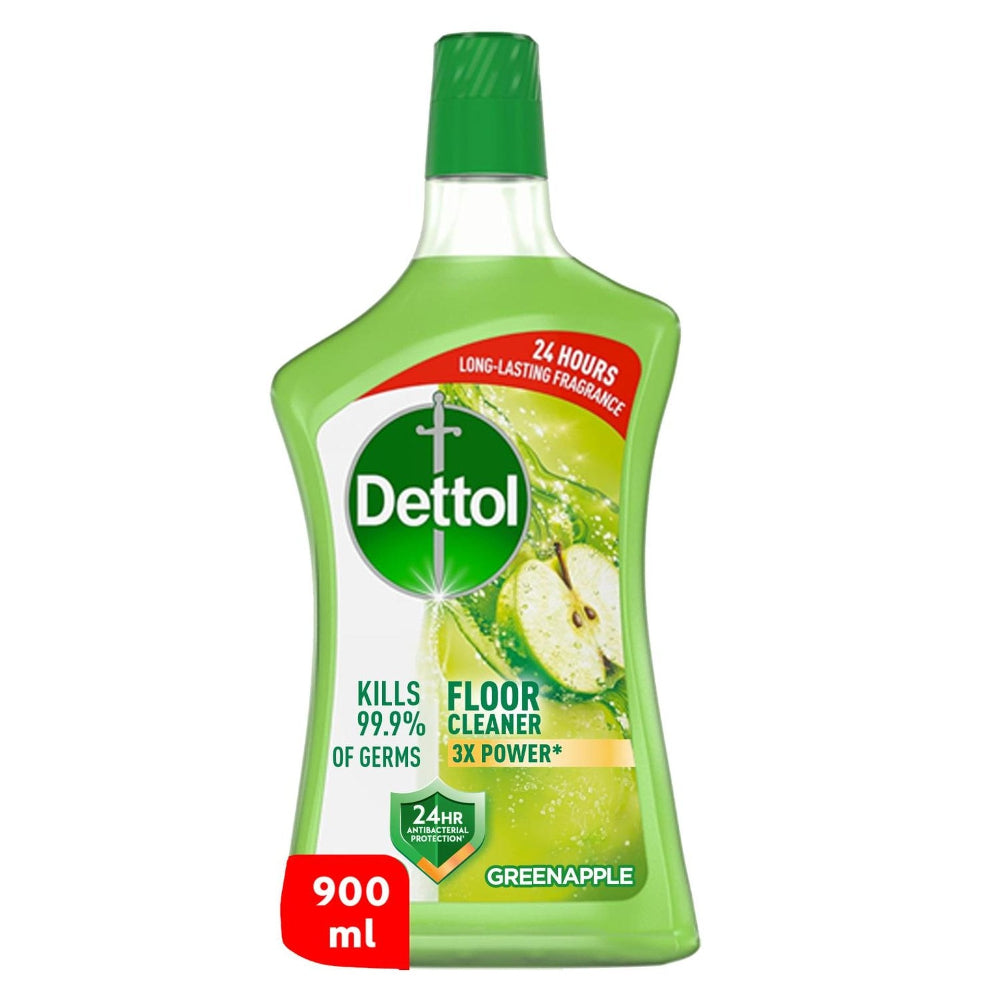 Dettol Power Floor Cleaner Green Apple Scent 900 ml