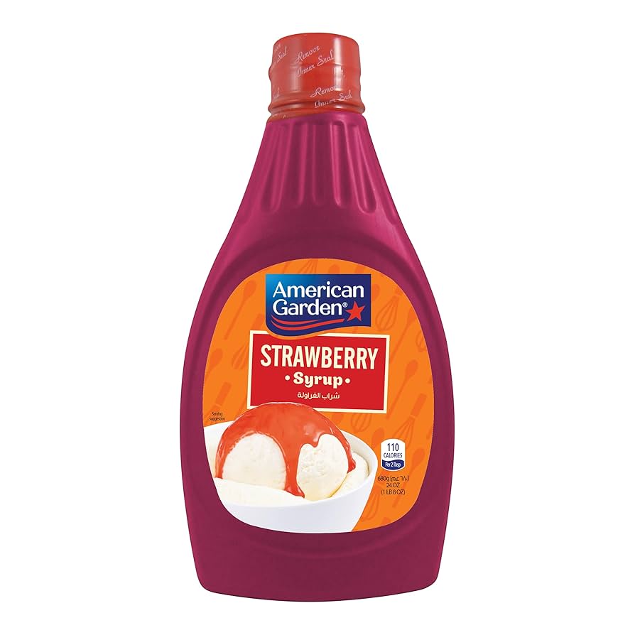 American Garden Strawberry Syrup 680gm