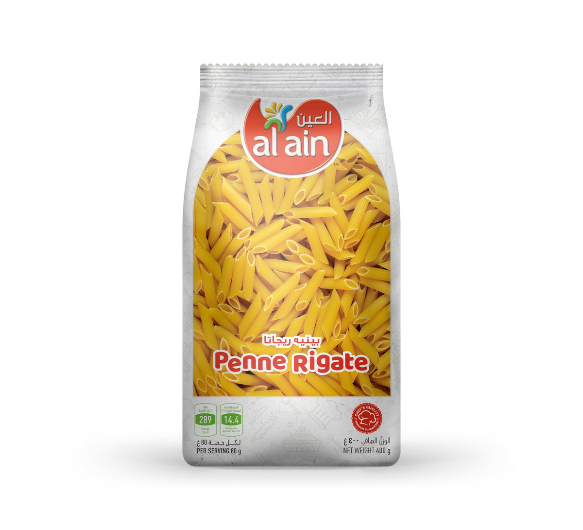 Al Ain Penne Rigate Macaroni Pasta 400gm