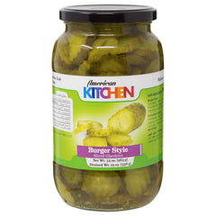 A/K BURGER STYLE SLICED GHERKINS 963GM