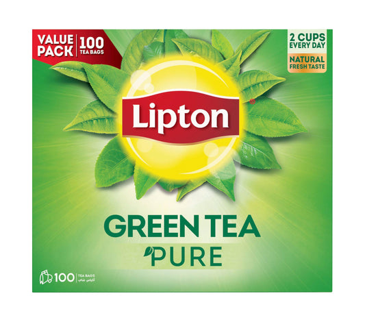 Lipton Green Tea Bags (Value Pack) 100 Per Pack