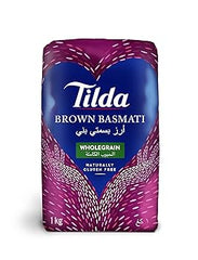 TILDA BROWN BASMATI WHOLE GRAIN 1KG