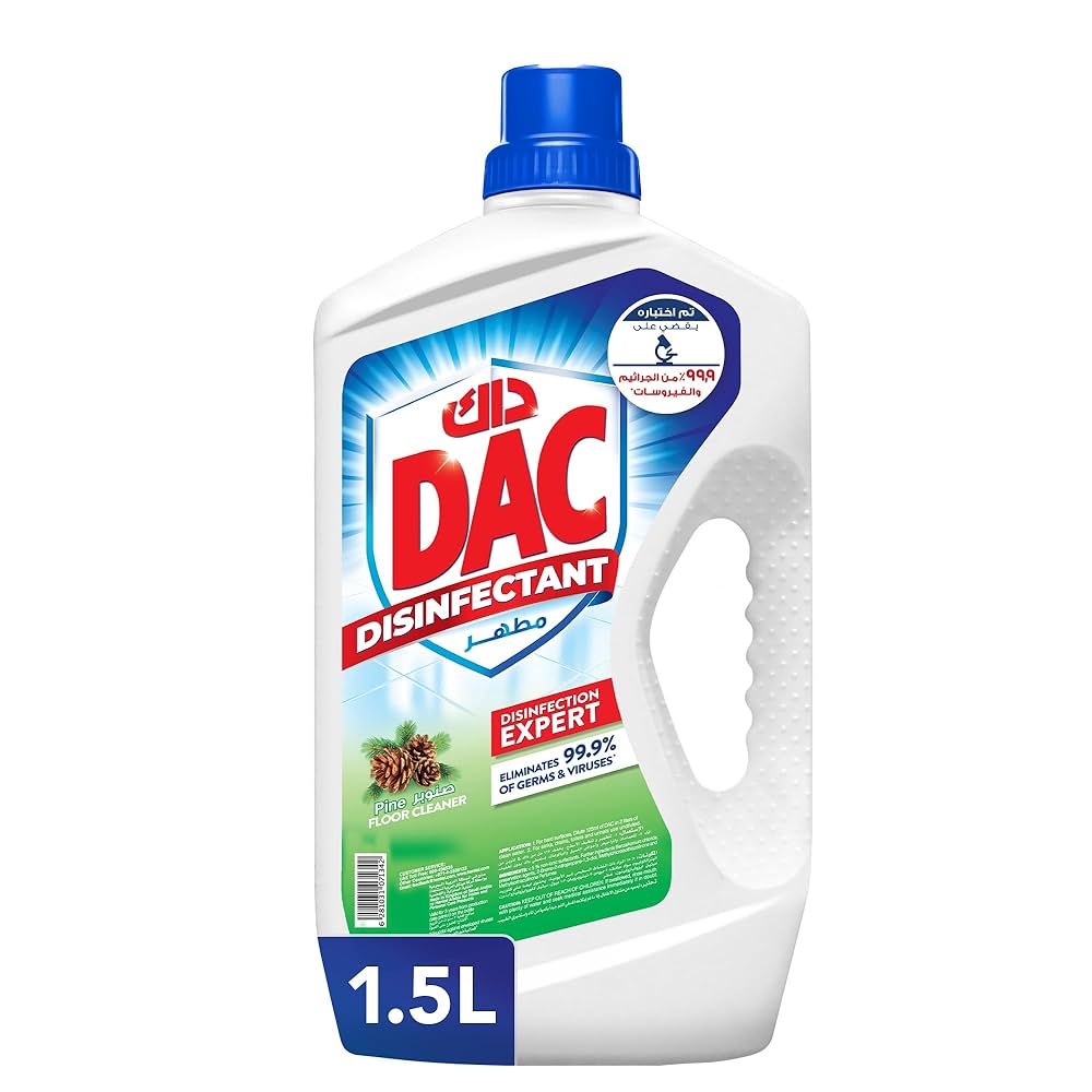 Dac Liquid Disinfectant Floor Cleaner Pine Scent 1.5L