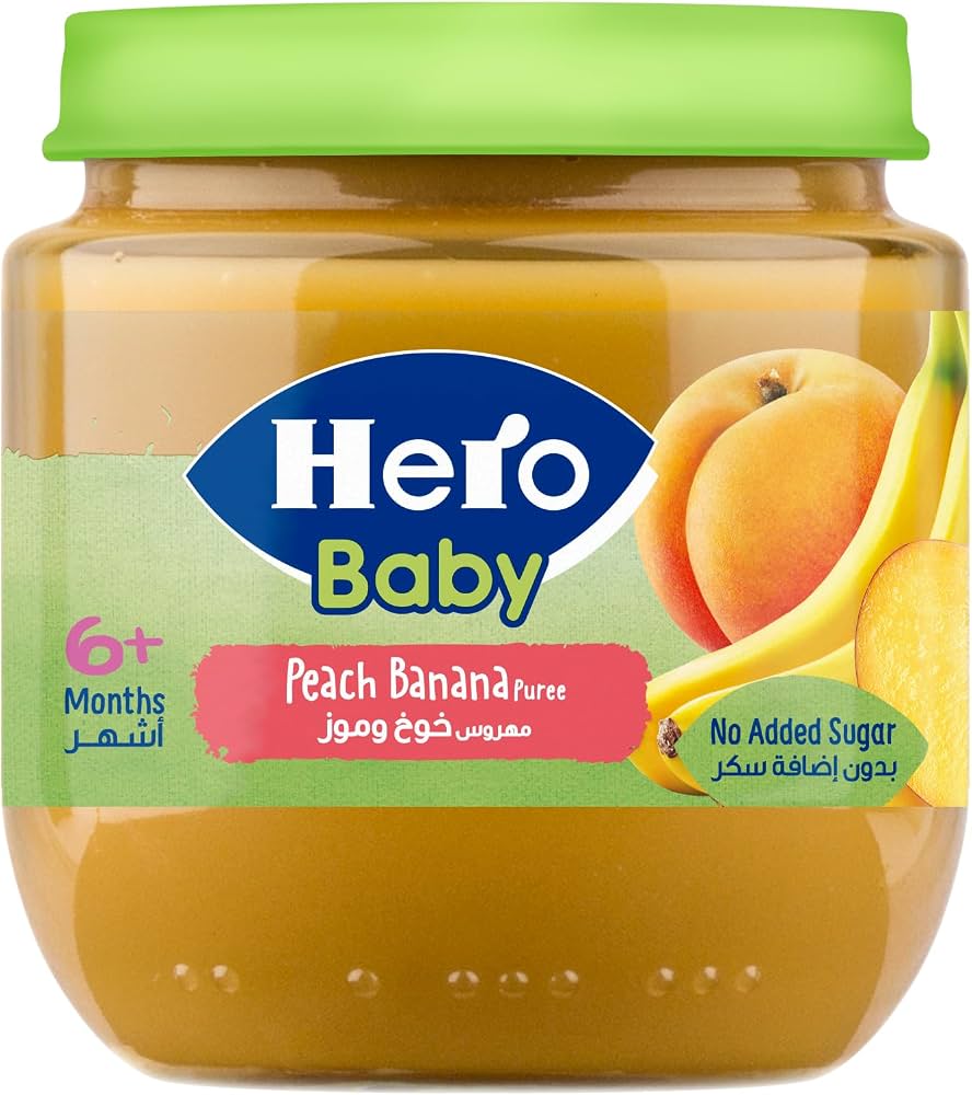 HERO BABY PEACH AND BANANA PURE 125GM