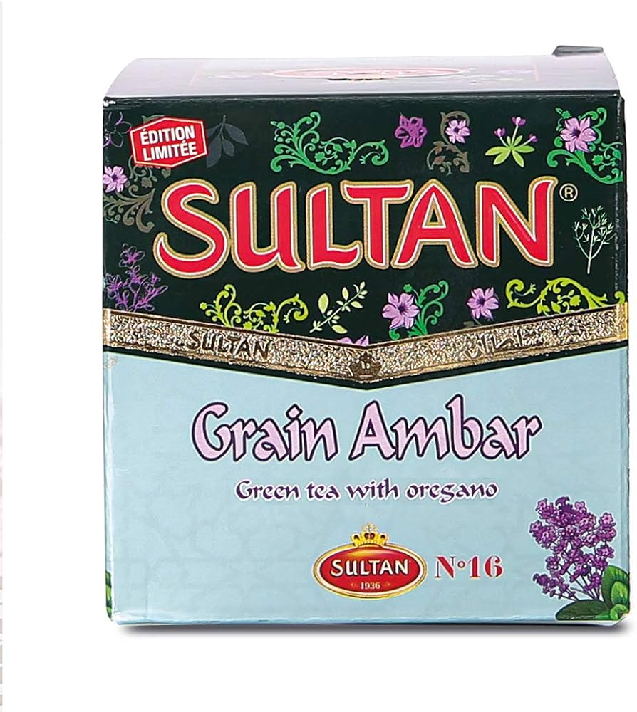 Sultan Grain Ambar Pearl Loose Green Tea with Oregano 150gm