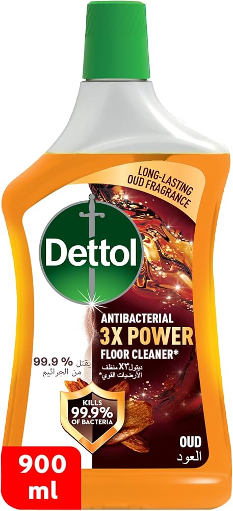Dettol Antibacterial Power Floor Cleaner Oud Scent 900ML