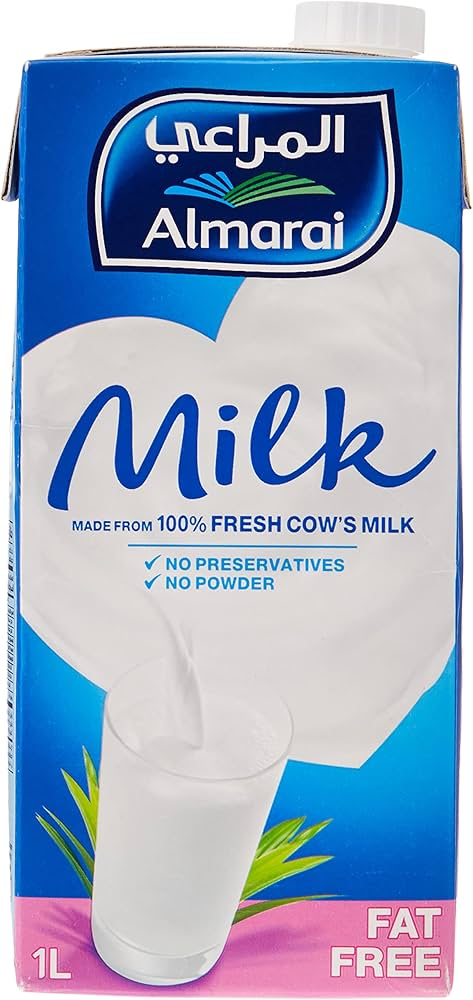ALMARAI MILK FAT FREE 1L