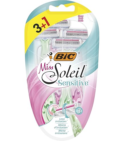 Bic Miss Soleil Sensitive Razors With 3 Blades (3+1 Free)